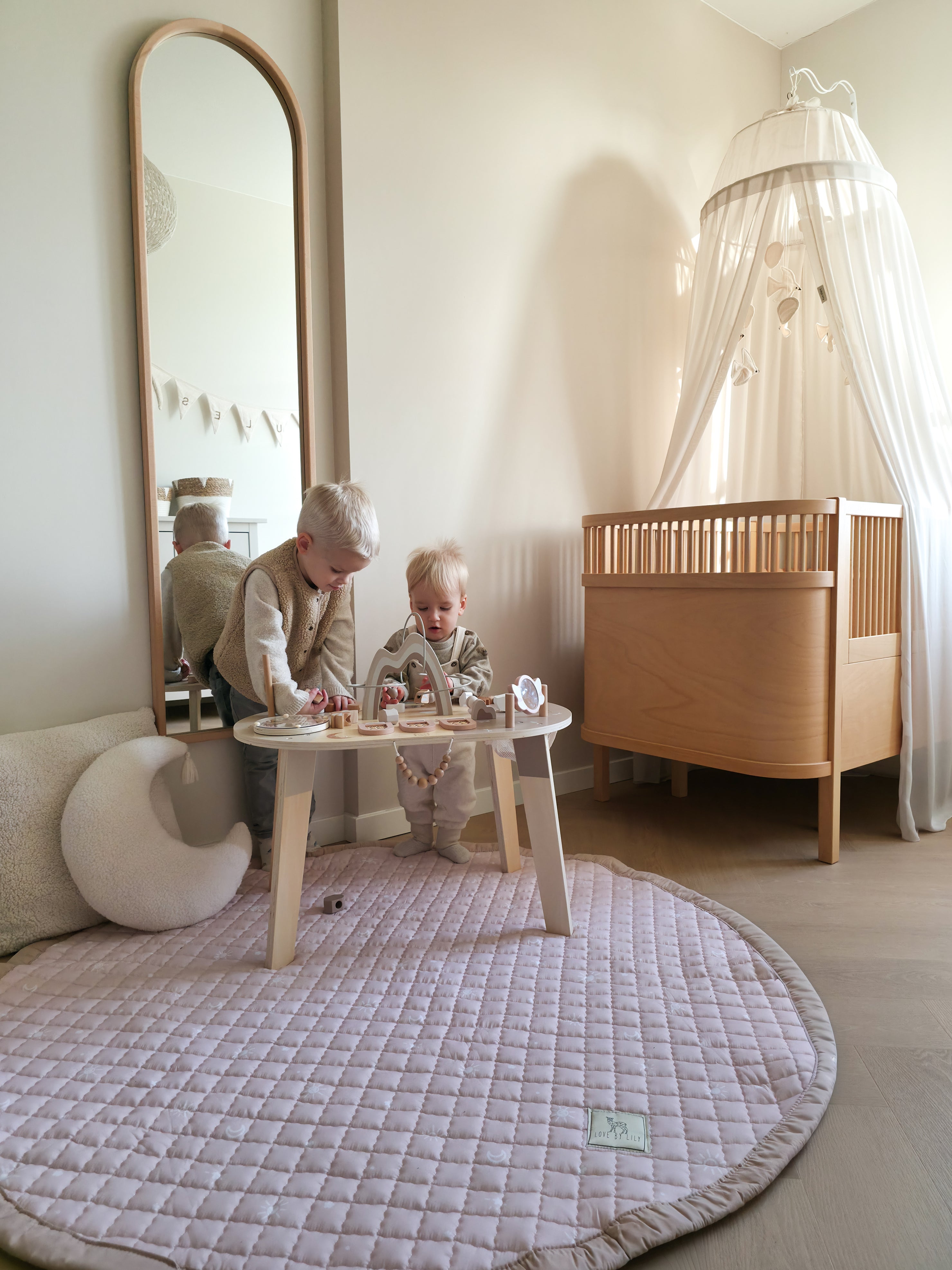 Speelkleed Rosy Sky - rond