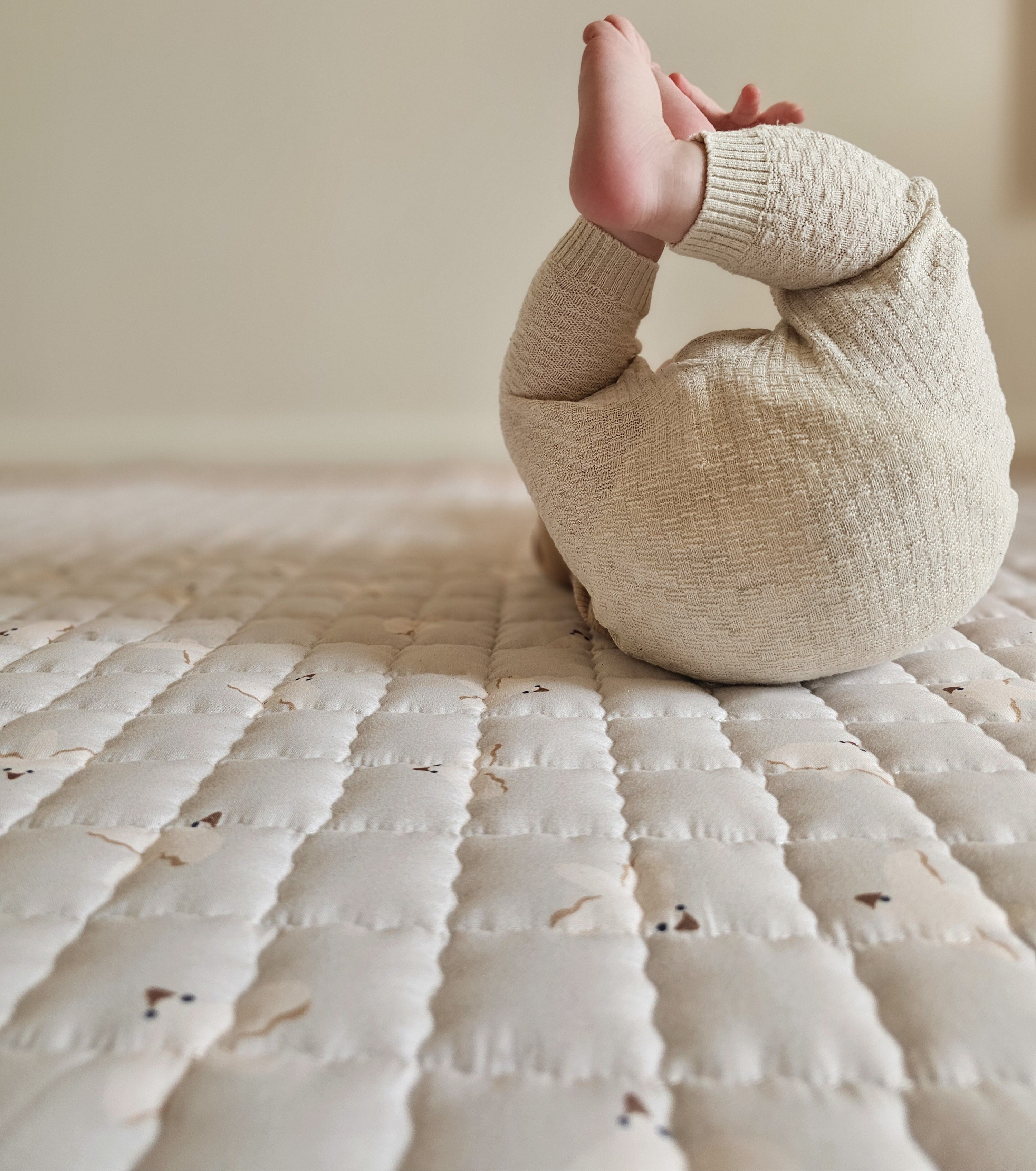 Wasbaar en antibacterieel speelkleed Birds voor veilig spelen