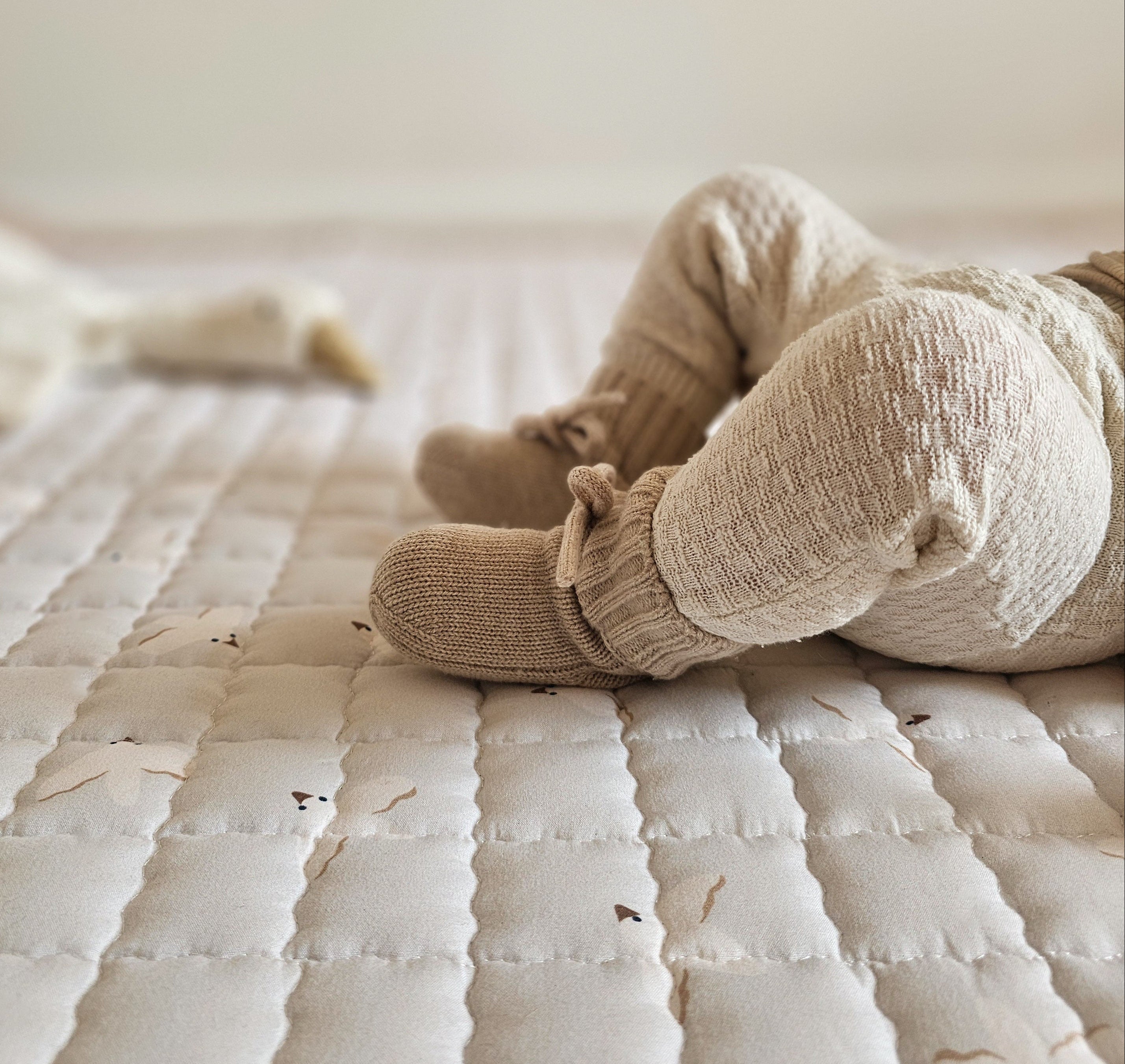 Ontdek het Birds speelkleed – stijlvol neutraal baby speelmatje. Groot, gewatteerd en CE gecertificeerd. Ideaal voor tummy time en kruipen.