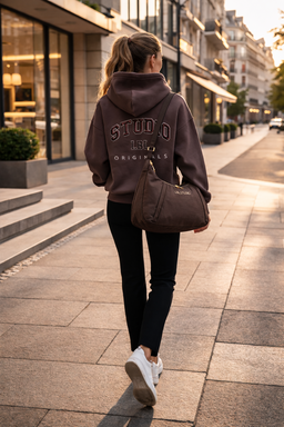 Sweat à capuche - Studio Brown