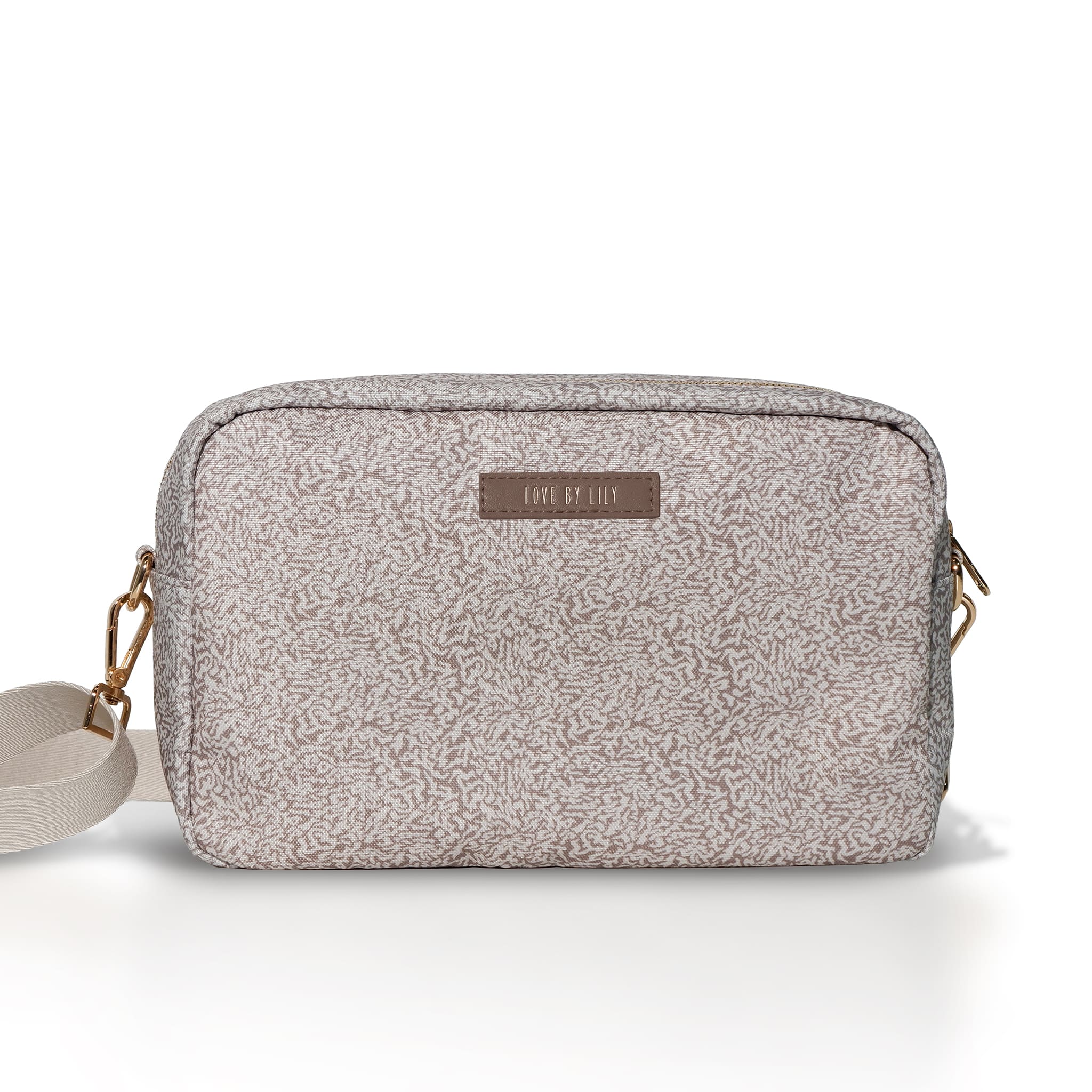 Rustige organizer voor de kinderwagen – overzichtelijk en fijn voor onderweg.