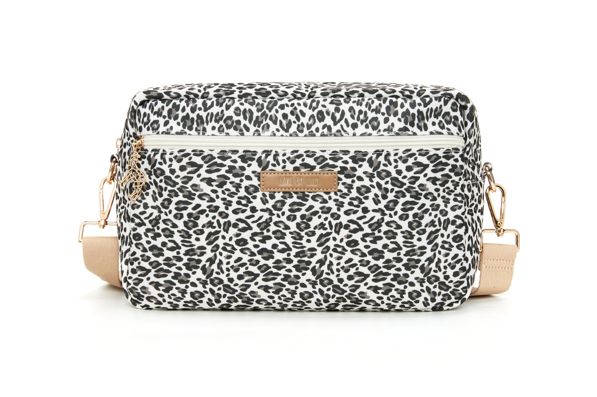 The Lily Pocket kinderwagen-organizer in Snow Leopard van Love by Lily