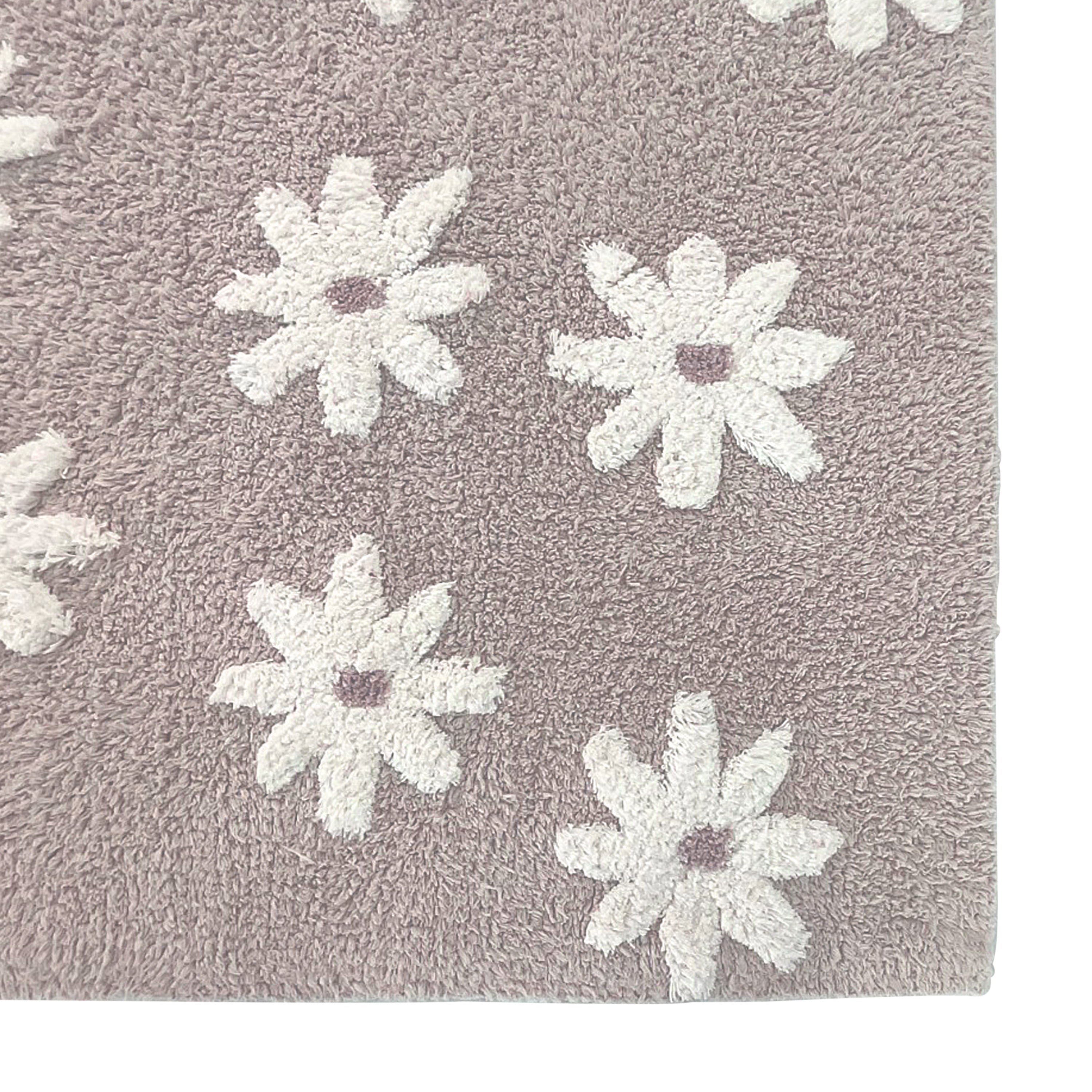 Daisy Night speel- en vloerkleed, zacht gewatteerd en comfortabel voor kinderen.