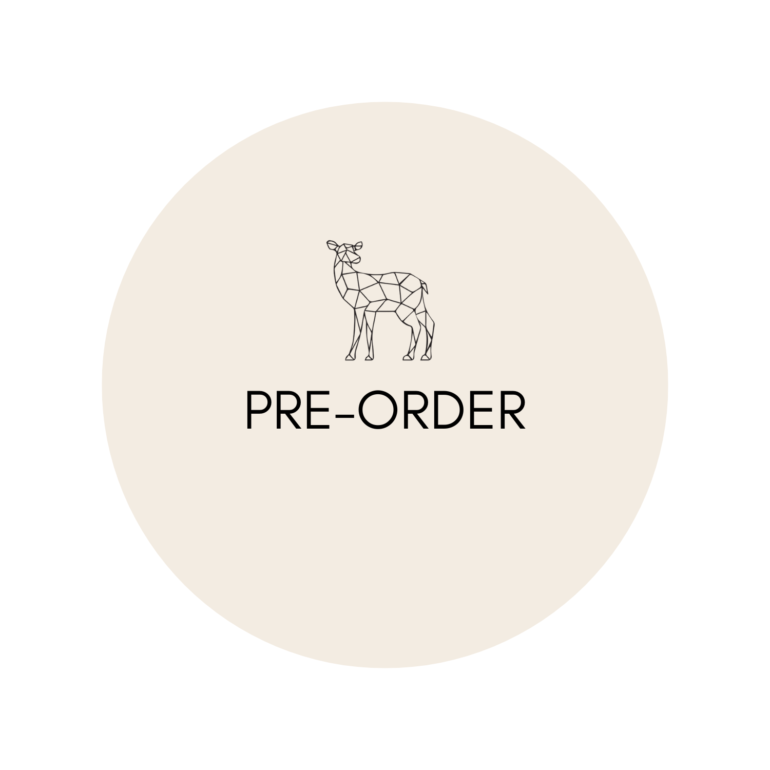 The Lily Pouch – Beige Panther