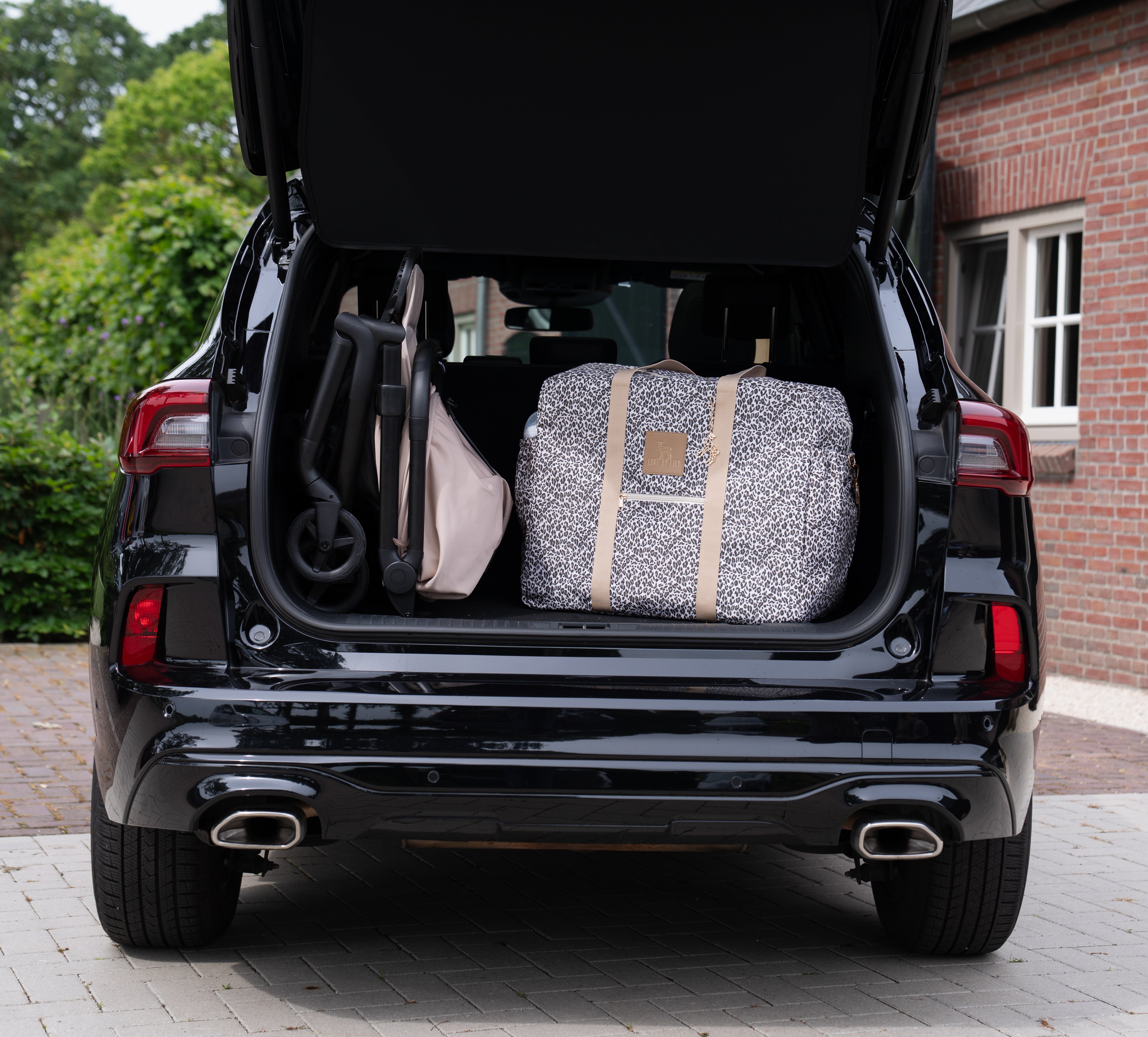 Travel Mom Bag – Snow Leopard