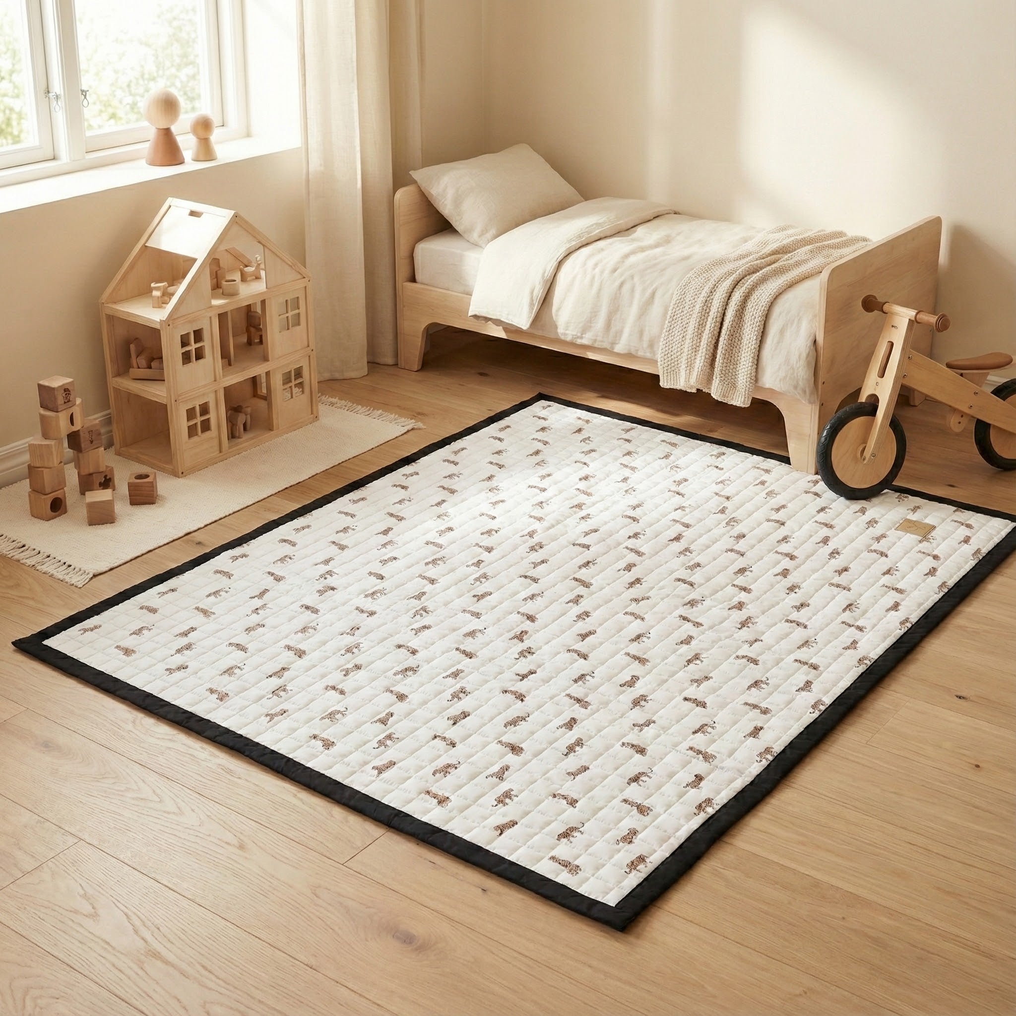 Wasbaar speelkleed met antislip