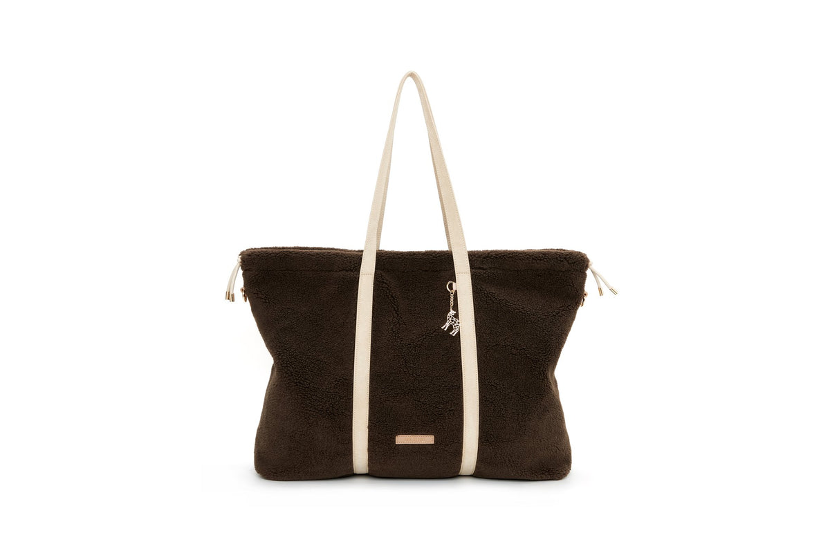 The Cozy Mom Tote – Dark Mocha