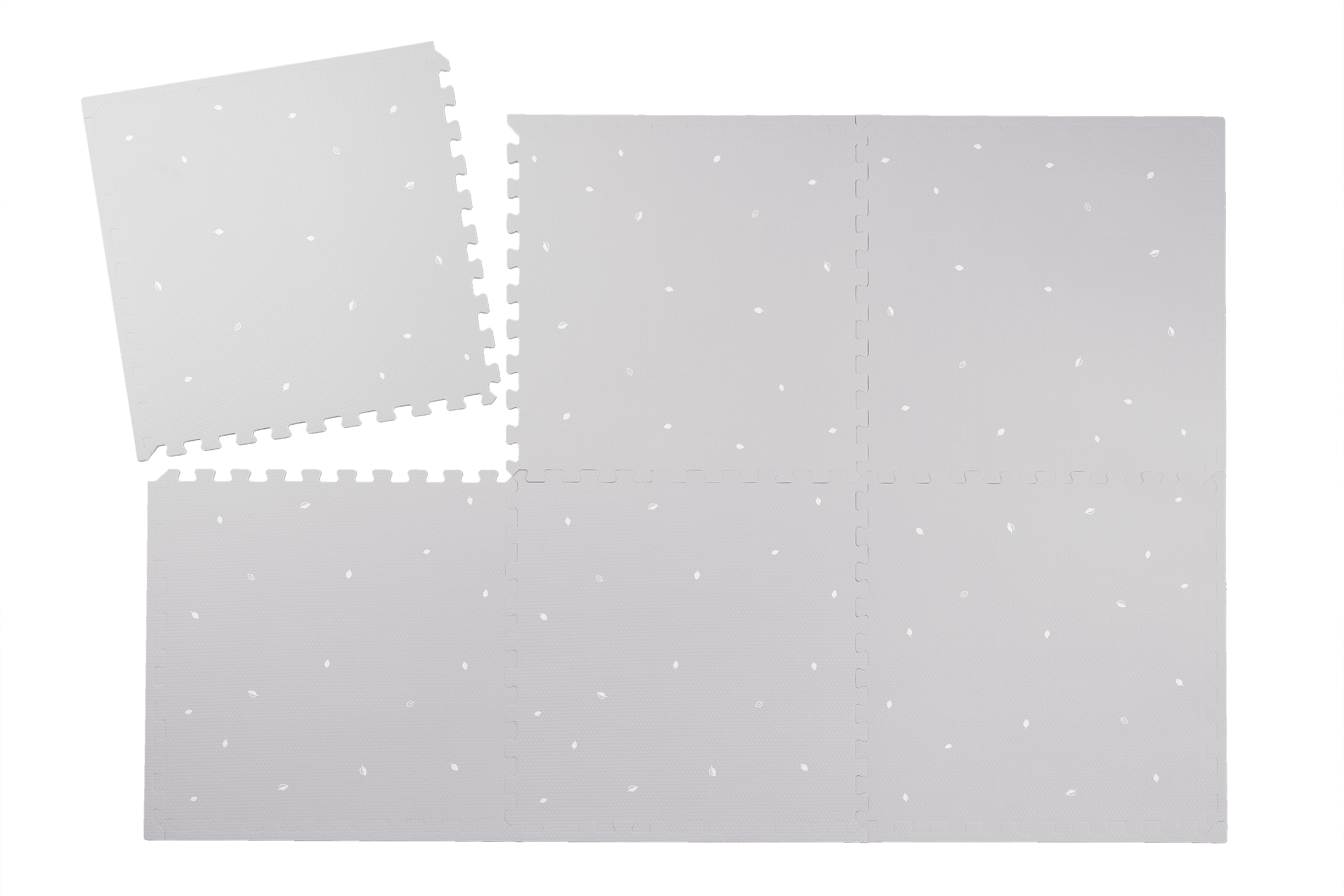 Arctic Grey puzzelmat, neutrale grijze speelmat voor baby’s en kinderen