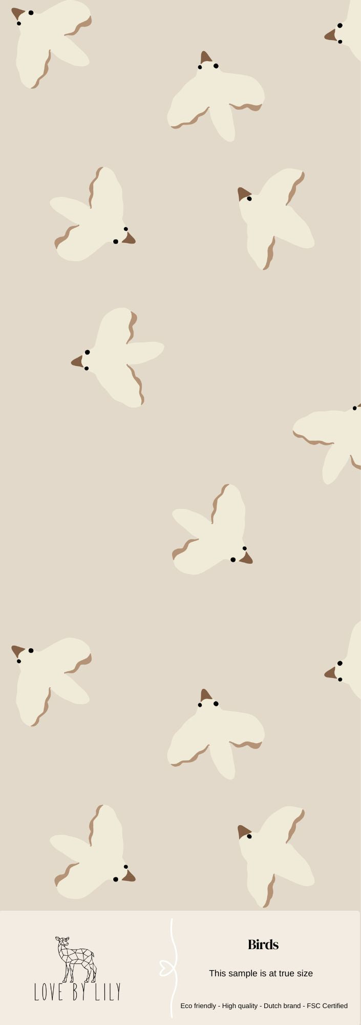 Birds behang - (Sample)