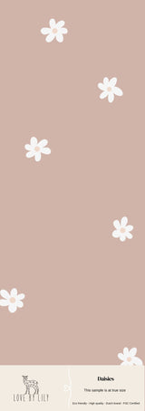 Papier peint Daisies – Échantillon