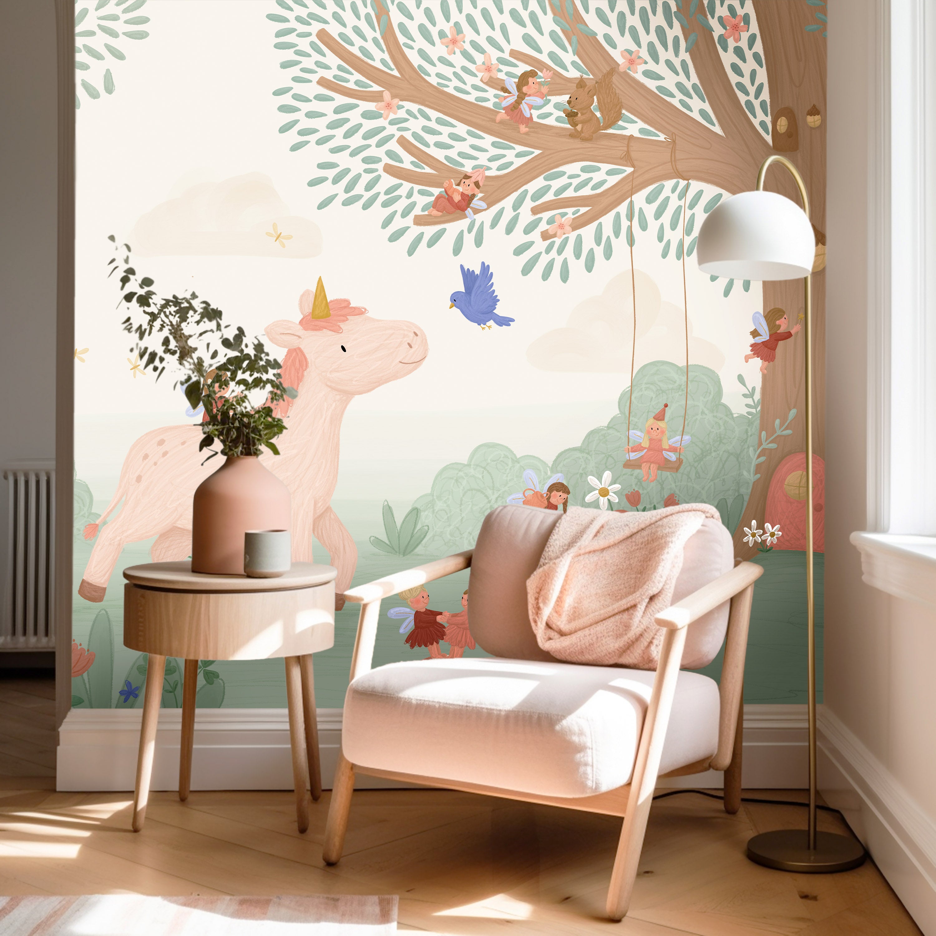 babykamer meisjes feeën 