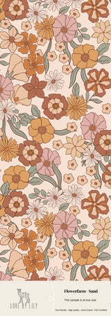 Papier peint Flowerfarm – Échantillon (Sand)