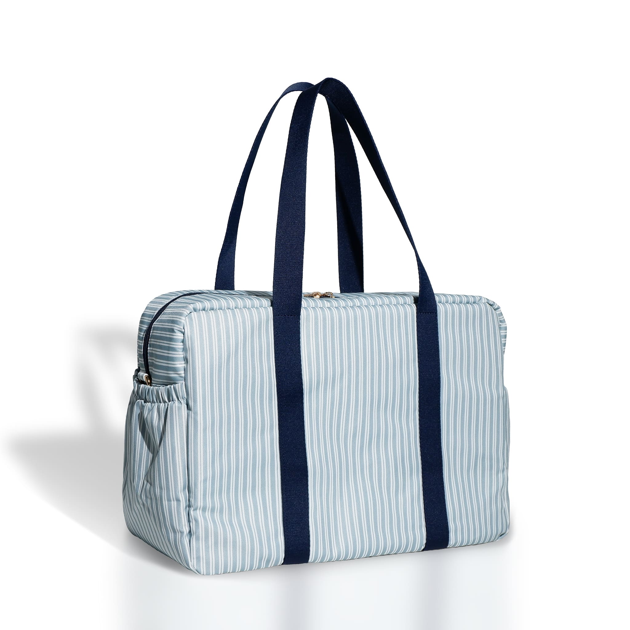 Daily luiertas met maritieme vibe – overzichtelijk, ruim en tijdloos.
