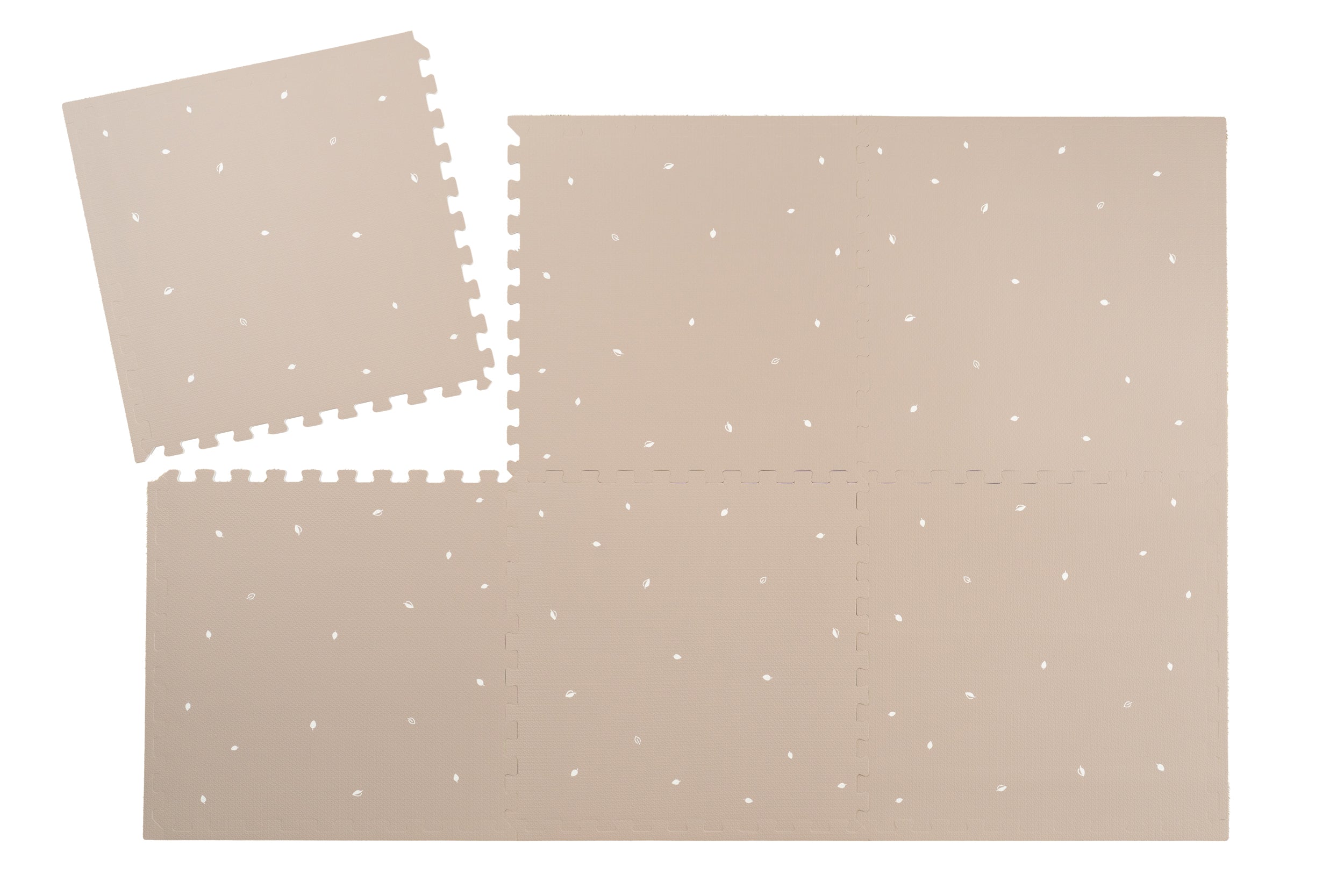 Puzzelmat Hazel in warme beige en bruine tinten voor een natuurlijke uitstraling.