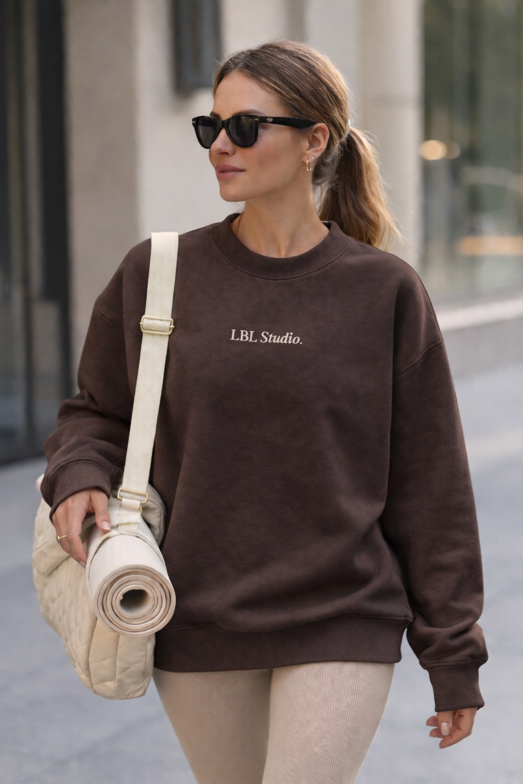 LBL Studio Studio Brown relaxed fit sweatshirt Studio Brown