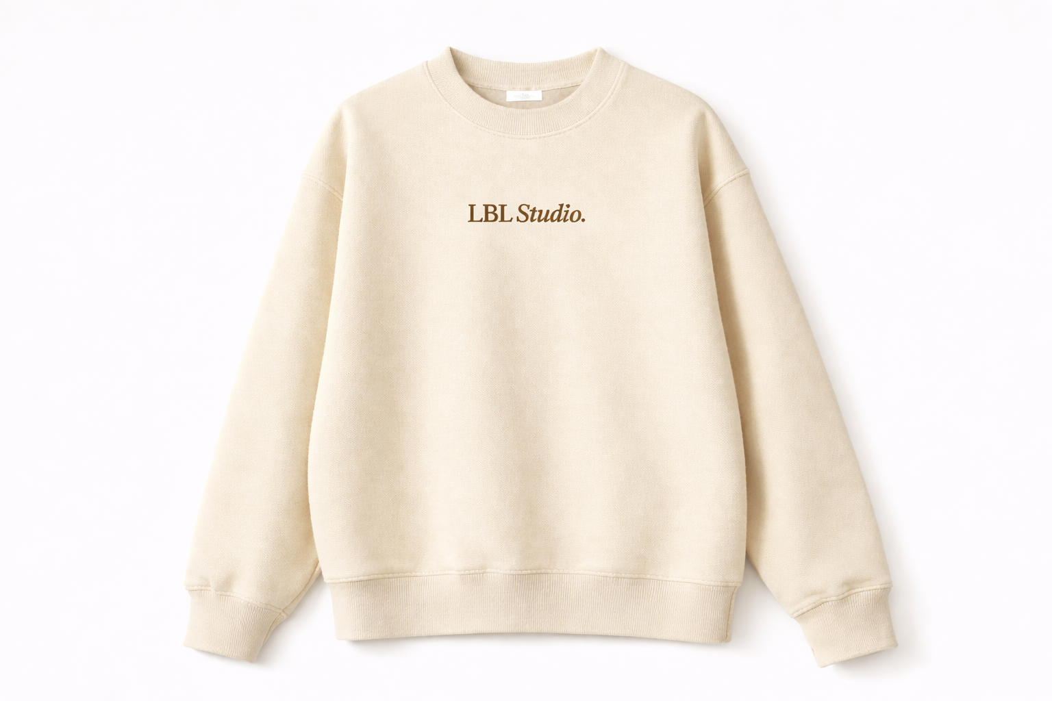 LBL Studio sweater Cloud Birch oversized beige sweatshirt