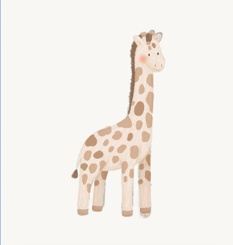 Rustgevend safari behang – speels én tijdloos voor de kinderkamer.