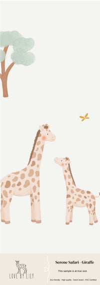 Serene Safari behang - (Sample)
