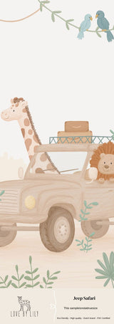 Tapetenmuster Jeep Safari