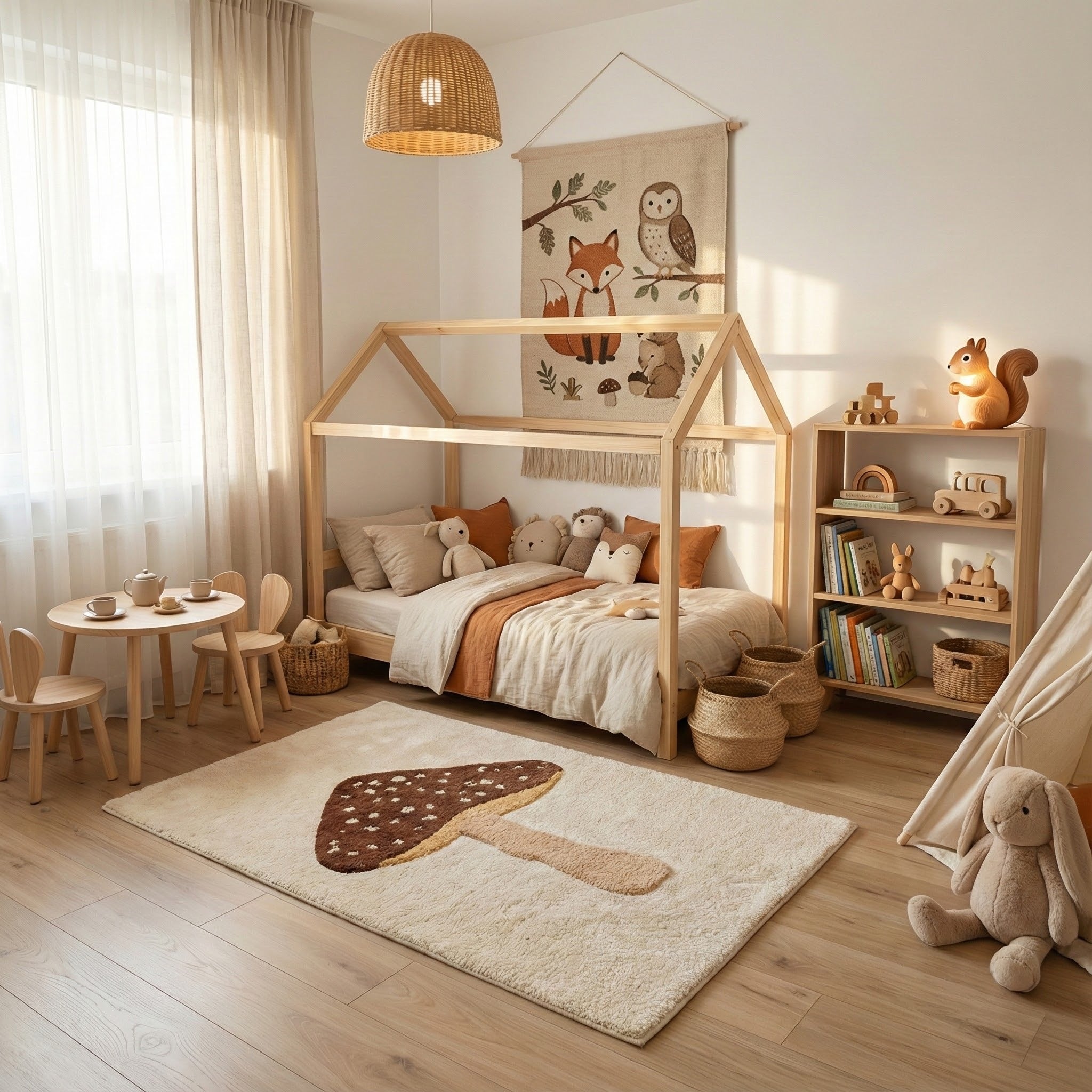 unisex vloerkleed voor in de kinderkamer